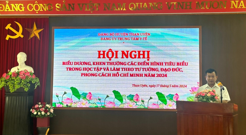 HỘI NGHỊ BIỂU DƯƠNG, KHEN THƯỞNG CÁC ĐIỂN HÌNH TIÊU BIỂUTRONG HỌCTẬP VÀ LÀM THEO TƯ TƯỞNG, ĐẠO ĐỨC, PHONG CÁCH HỒ CHÍ MINH NĂM 2024