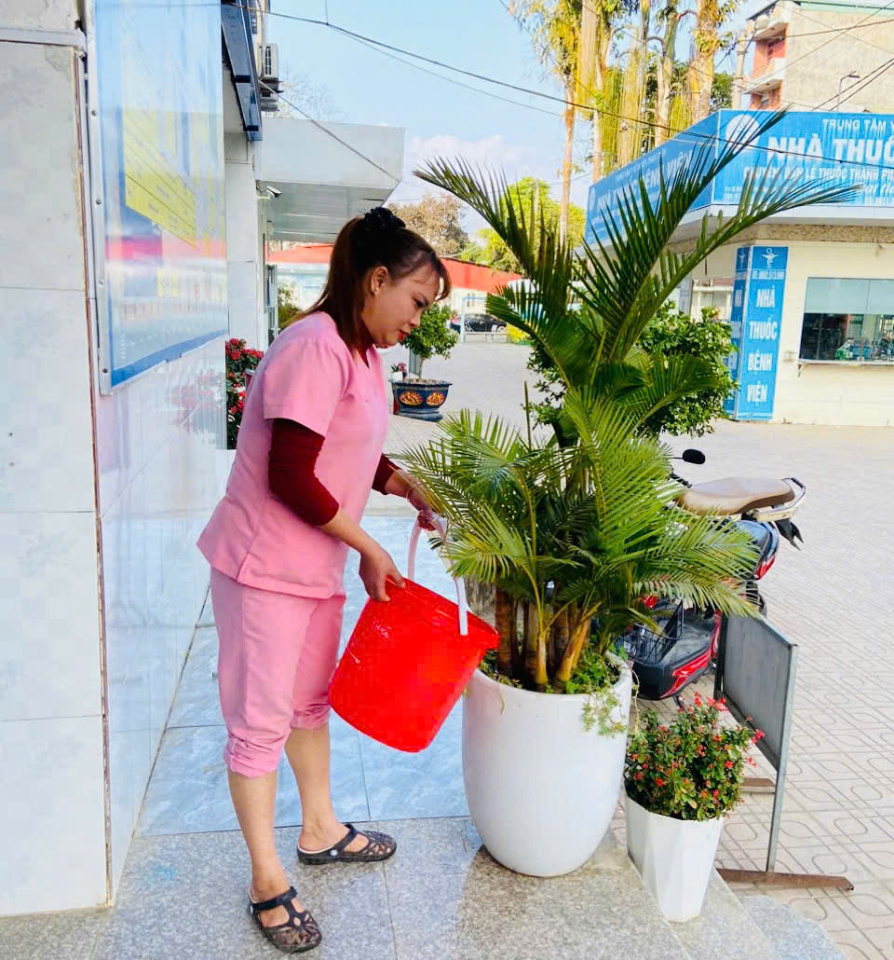 CHUNG TAY BẢO VỆ MÔI TRƯỜNG – GIỮ GÌN BỆNH VIỆN XANH – SẠCH – ĐẸP