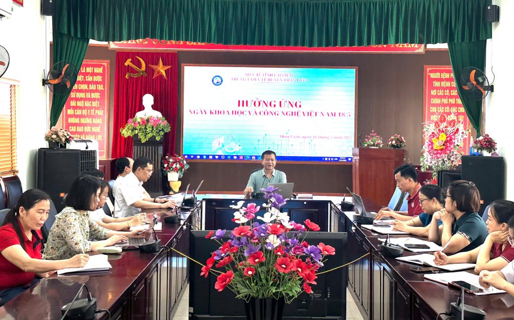 Trung tâm Y tế huyện Than Uyên hưởng ứng Ngày Khoa học và công nghệ Việt Nam 18/5