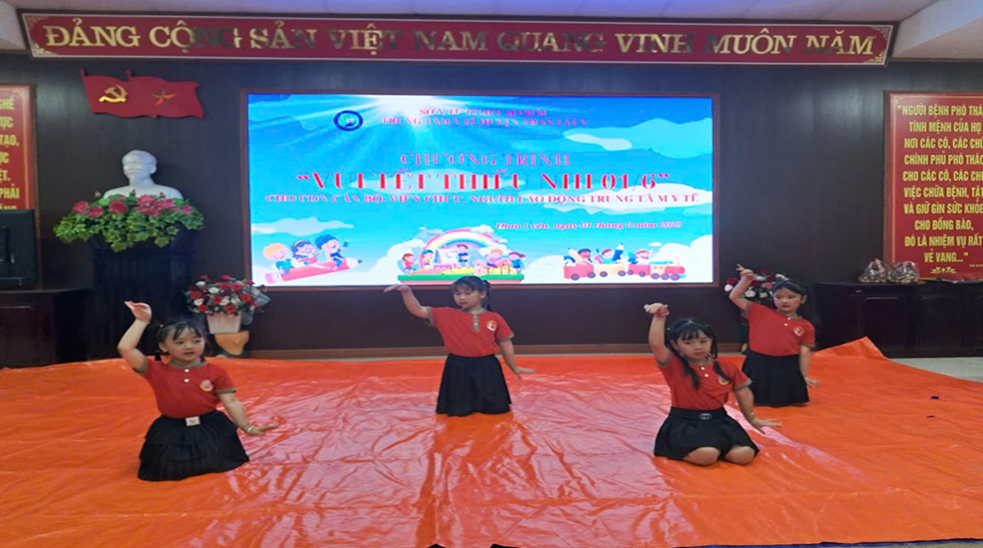 TRUNG TÂM Y TẾ THAN UYÊN TỔ CHỨC VUI TẾT THIẾU NHI 01/6