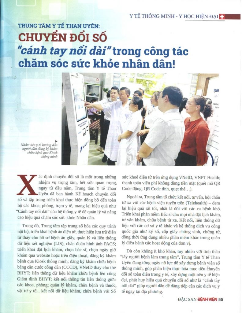 💥Trung tâm Y tế Than Uyên: Chuyển đổi số trong công tác chăm sóc sức khoẻ nhân dân.