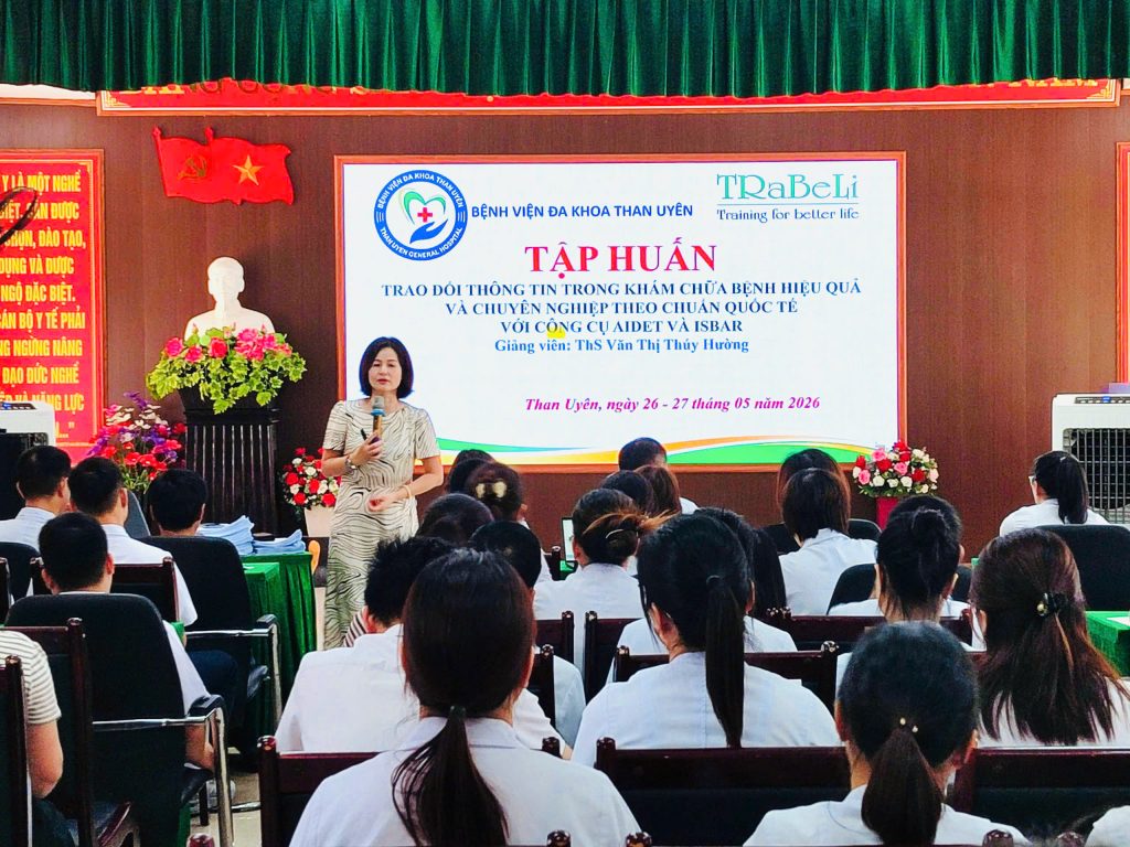 BVĐK THAN UYÊN: TẬP HUẤN GIAO TIẾP ỨNG XỬ THEO CHUẨN QUỐC TẾ AIDET VÀ ISBAR