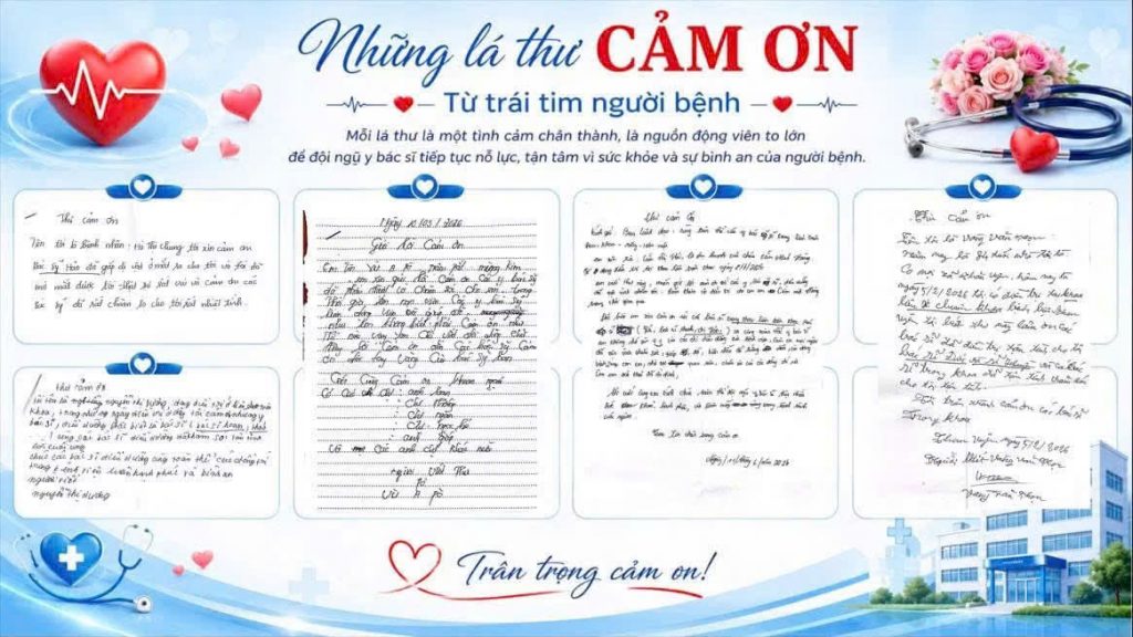 Thư cảm ơn – Thay lời muốn nói từ người bệnh gửi đến nhân viên y tế 🏥 Bệnh viện Đa khoa Than Uyên