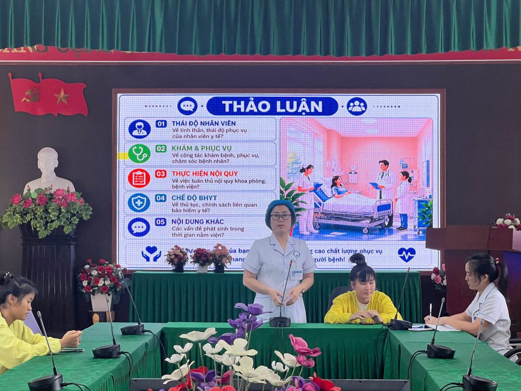 BỆNH VIỆN ĐA KHOA THAN UYÊN TỔ CHỨC HỌP HỘI ĐỒNG NGƯỜI BỆNH ĐỊNH KỲ